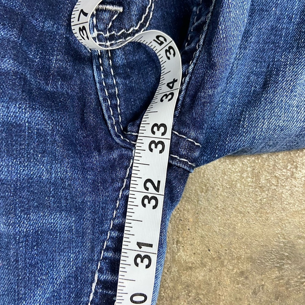 Vintage Y2K Rock Revival Esther Jeans Women's Size 30 Mid Rise Boot Cut - Picture 8 of 11